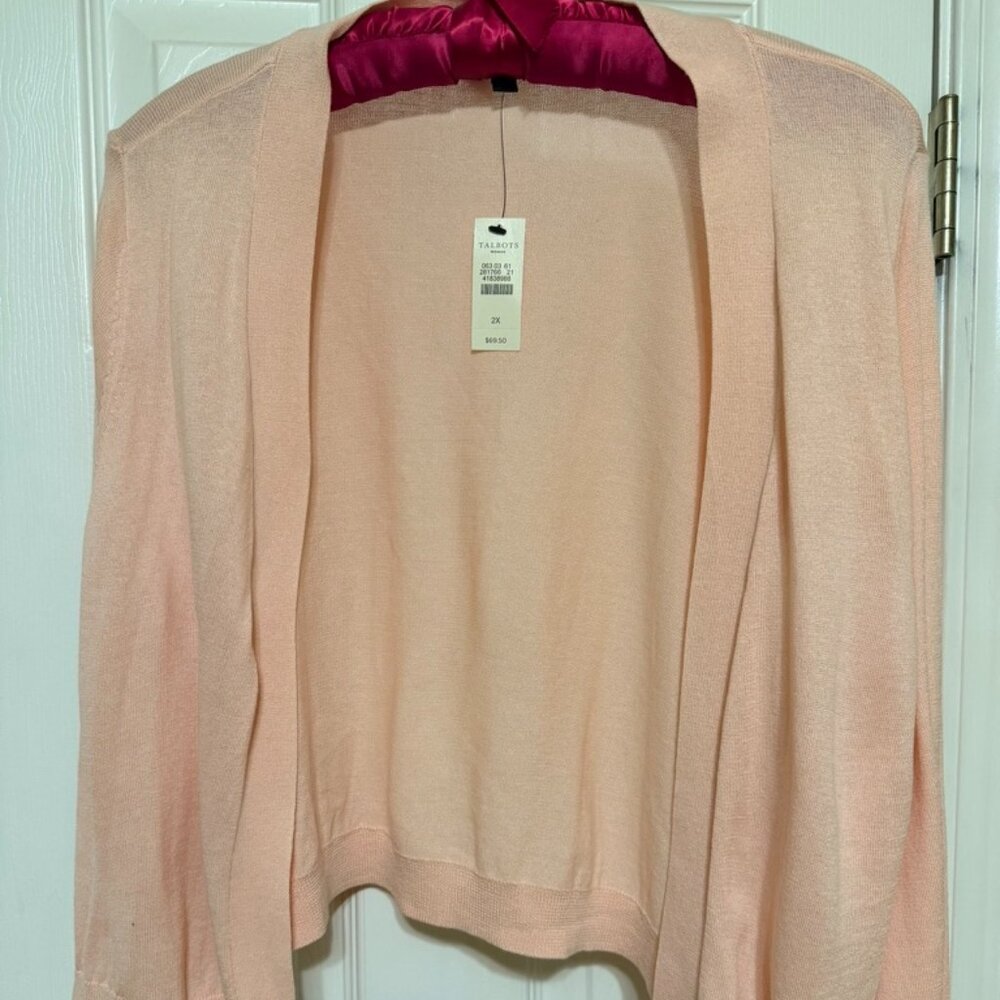 Pale Pink Talbots Cardigan